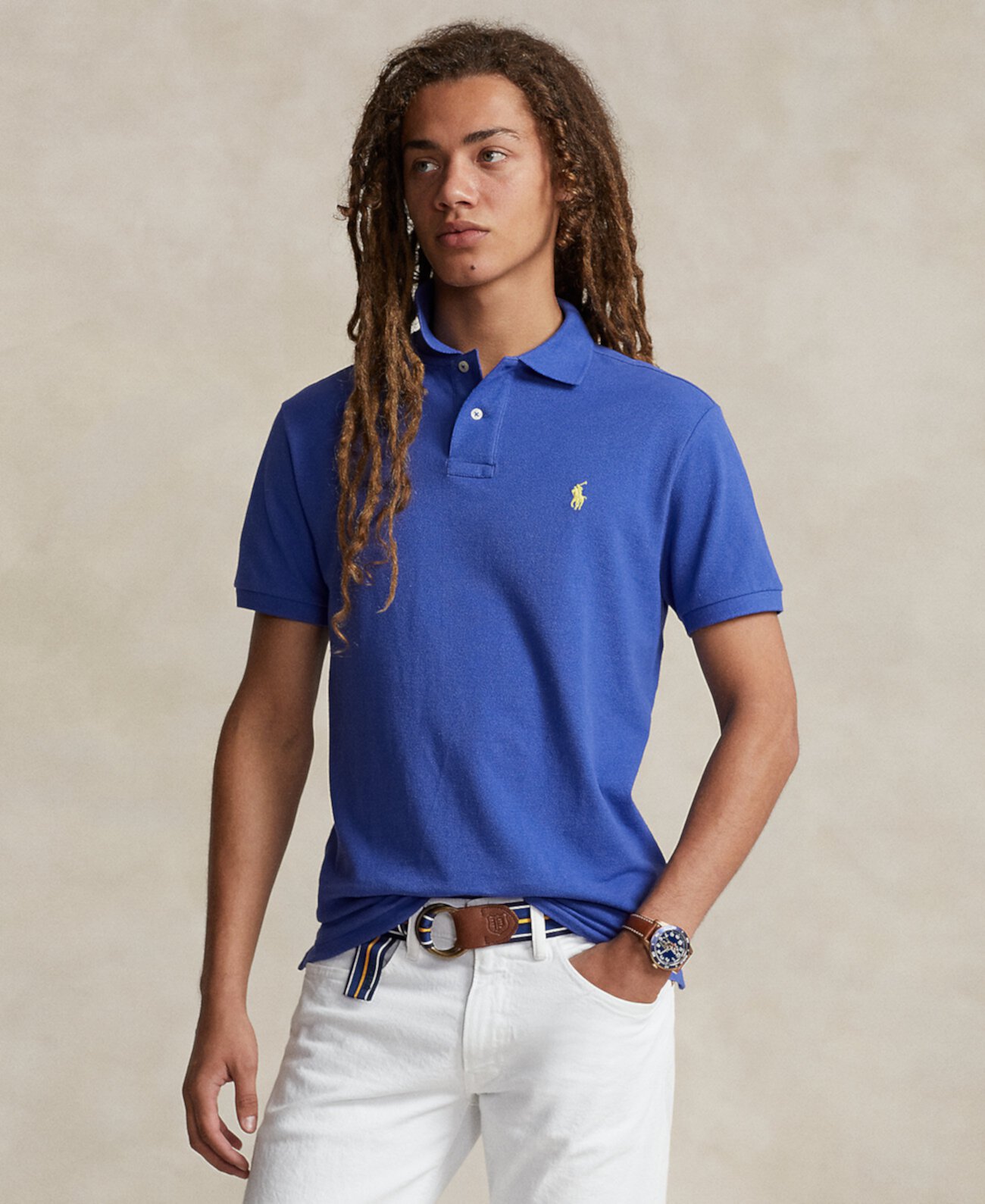 Мужская футболка-поло из хлопка Polo Ralph Lauren Polo Ralph Lauren