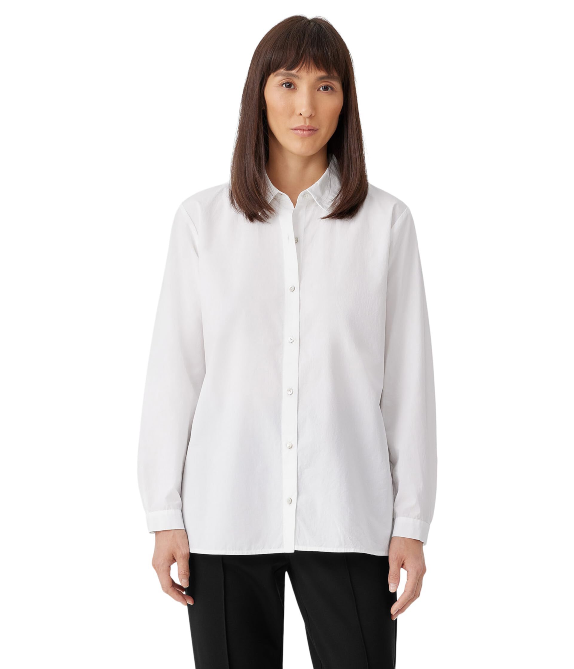 Женская Повседневная Рубашка Eileen Fisher Classic Collar Eileen Fisher