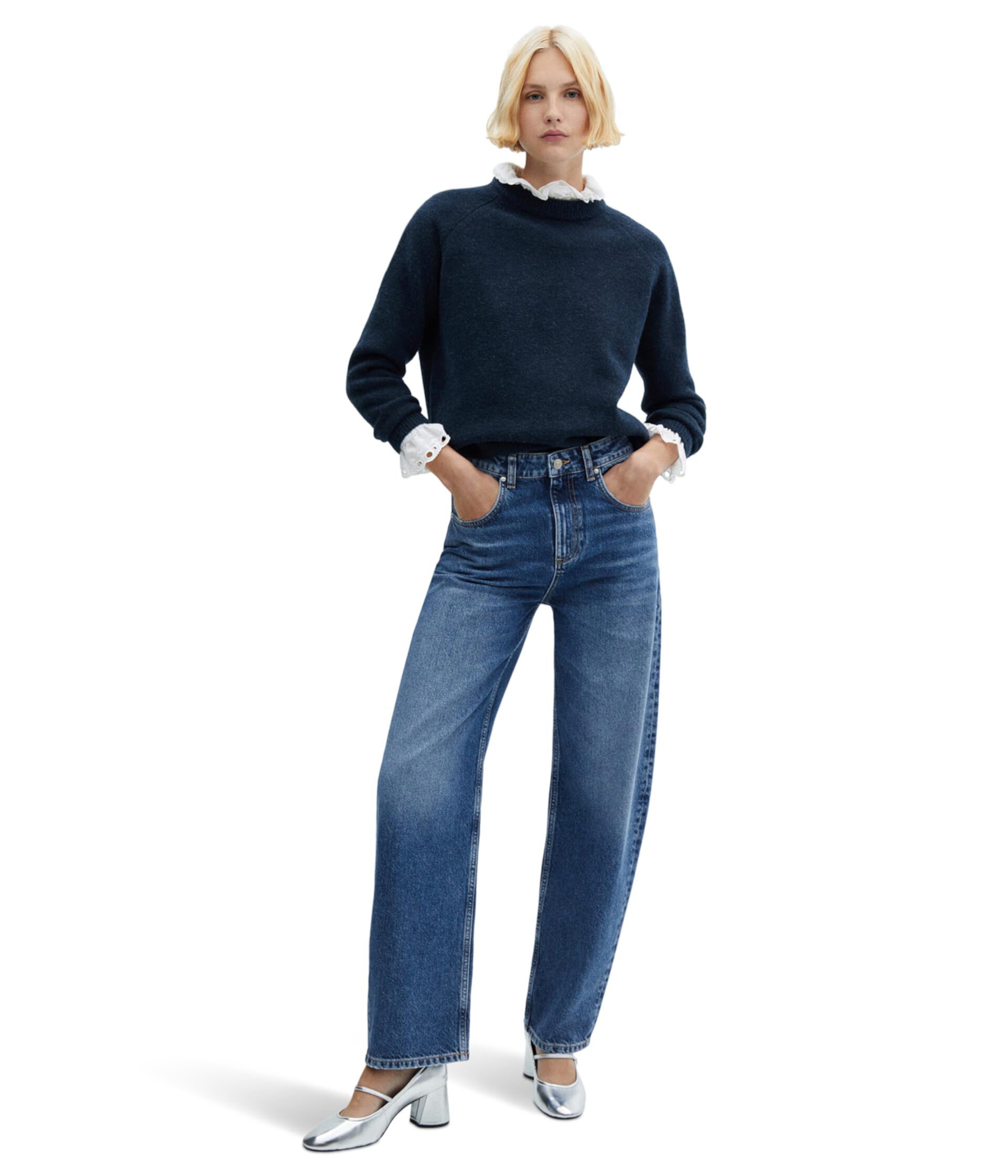 Женские Прямые джинсы MANGO Alba Jeans MANGO