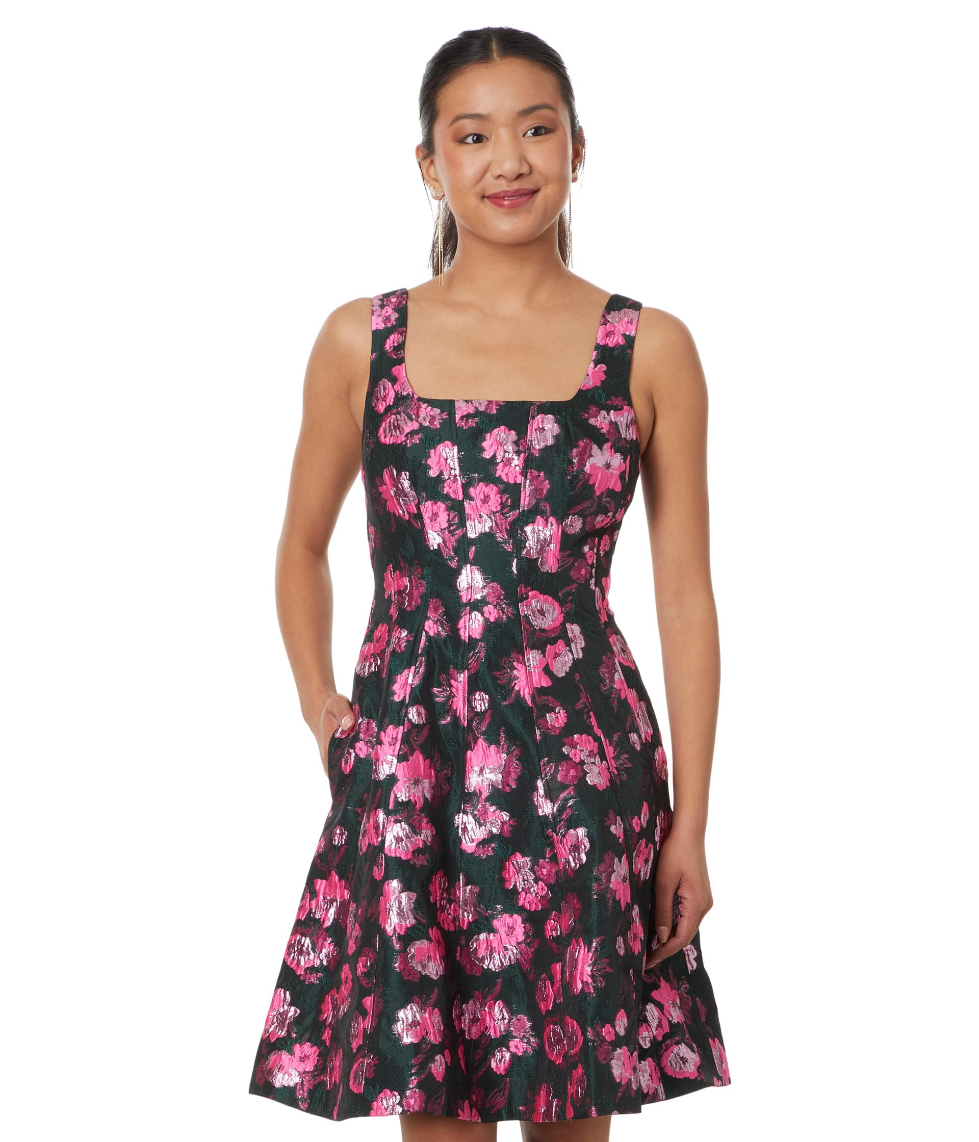 Жаккардовое платье Leya с цветочным принтом Lilly Pulitzer