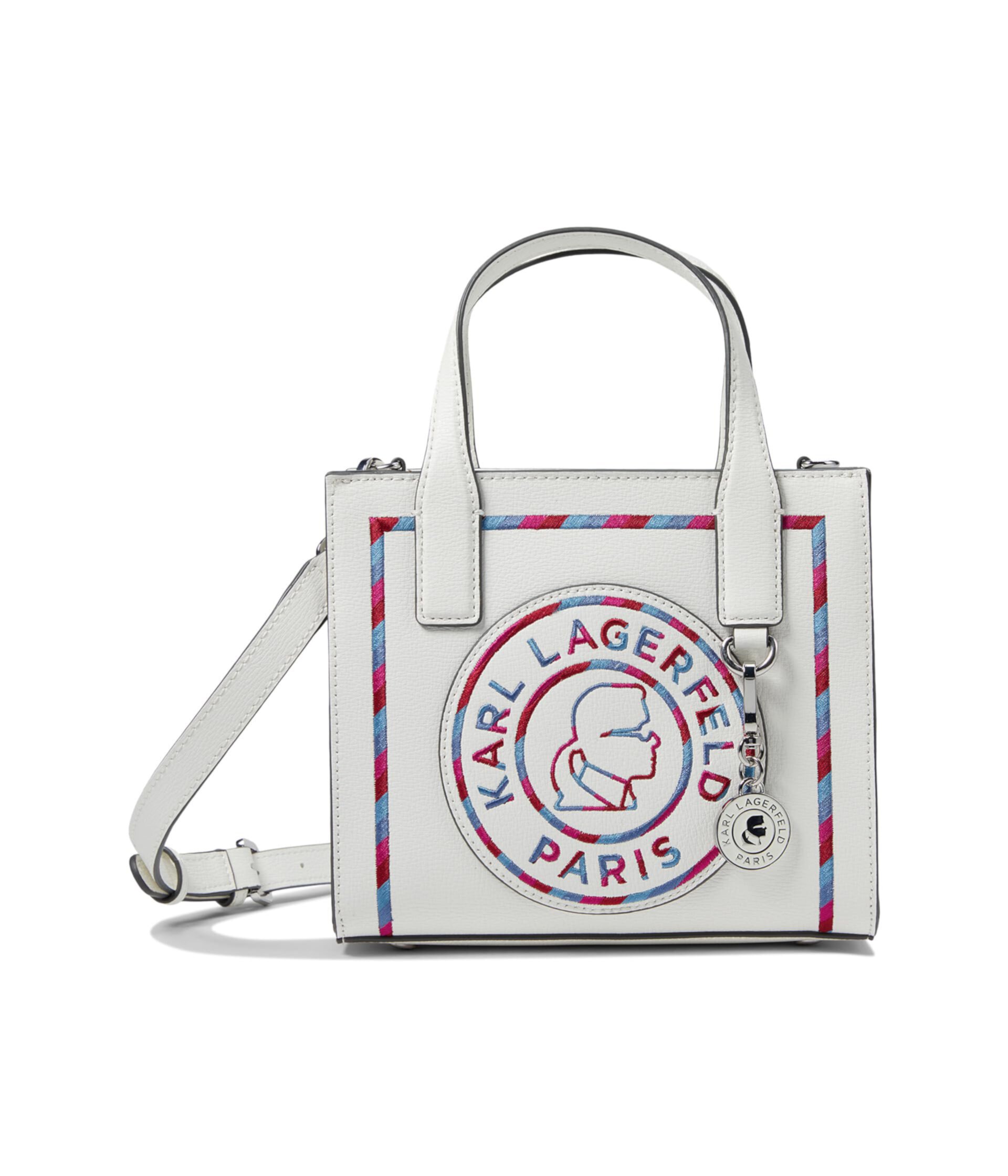 Маленькая сумка-тоут в стиле модерн Karl Lagerfeld Paris