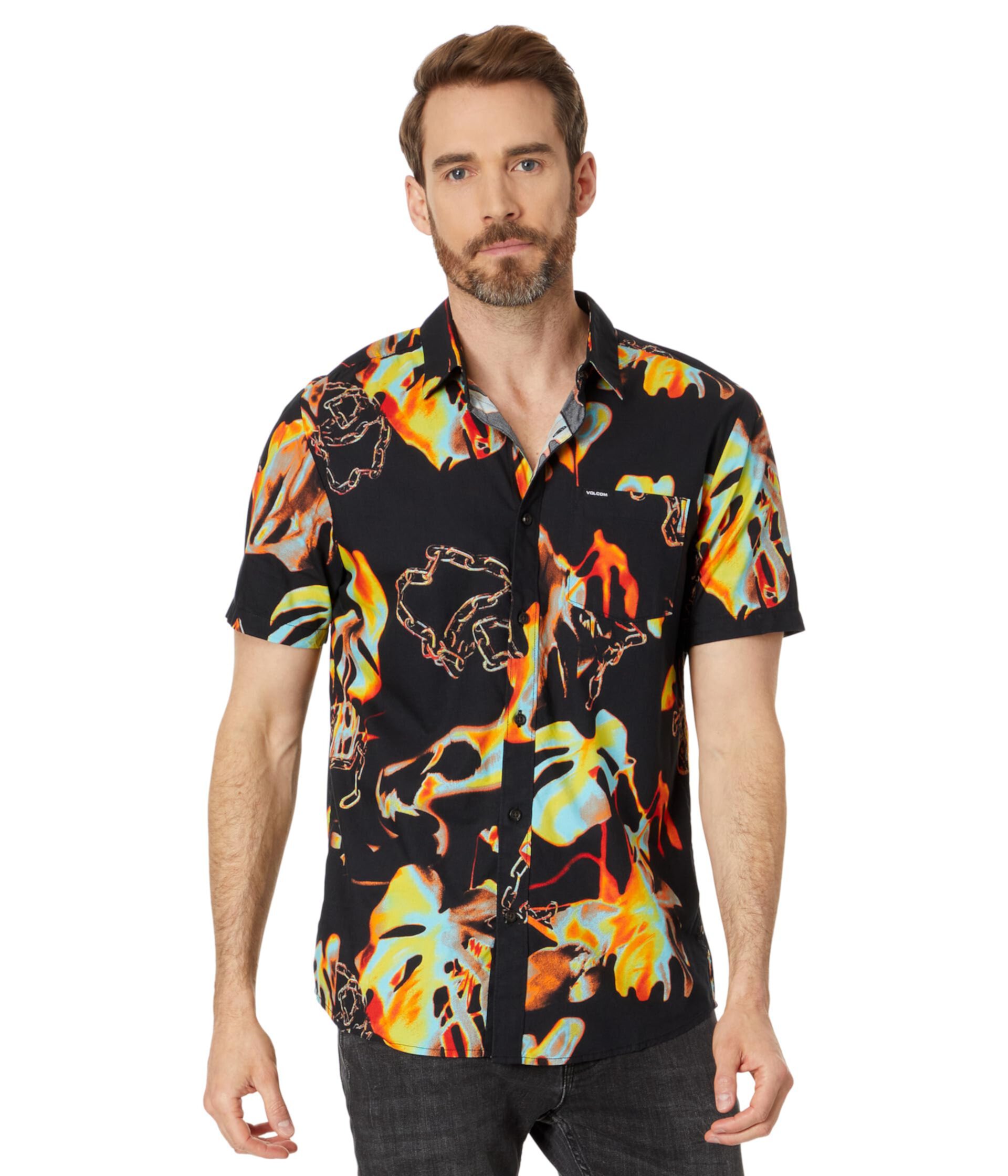 Paradise Bound Short Sleeve Woven Volcom