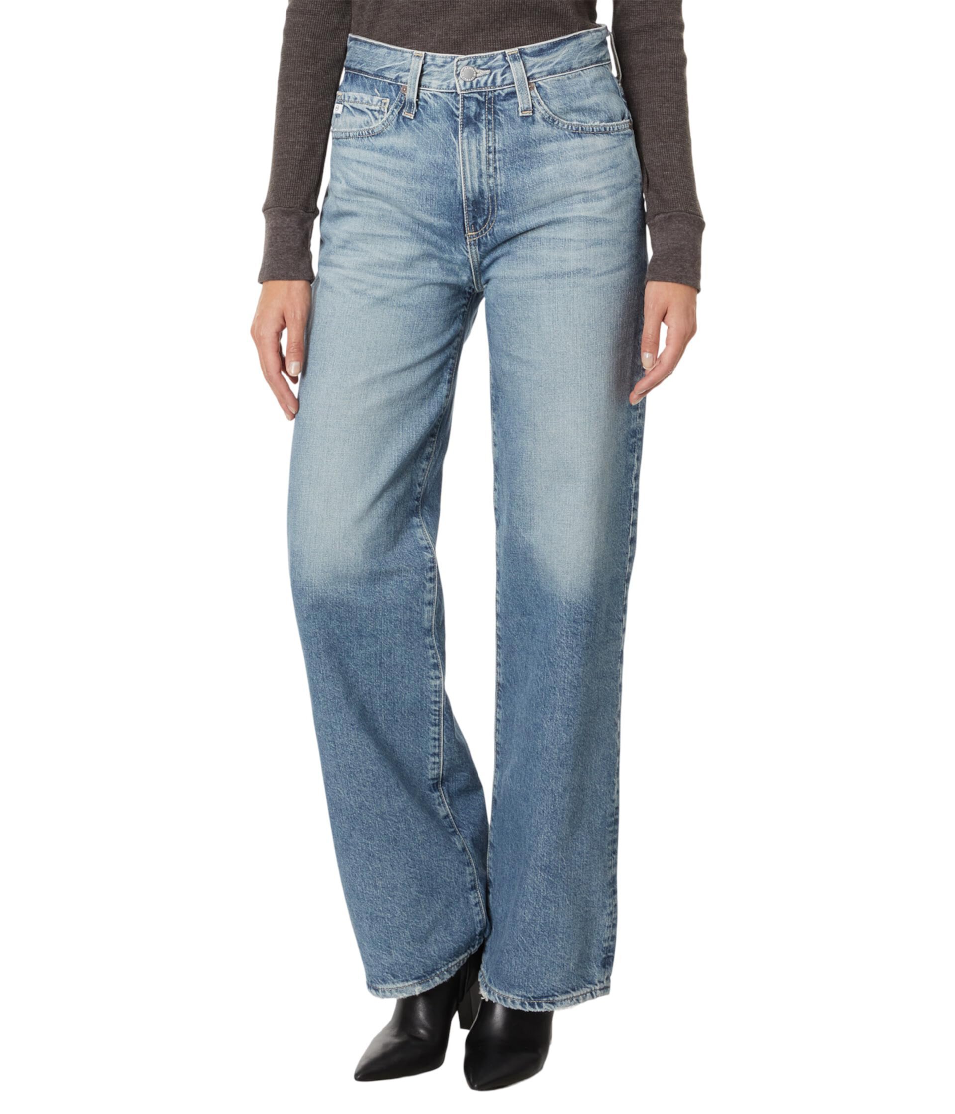 Широкие штанины с высокой посадкой Kora в цвете Rival AG Jeans