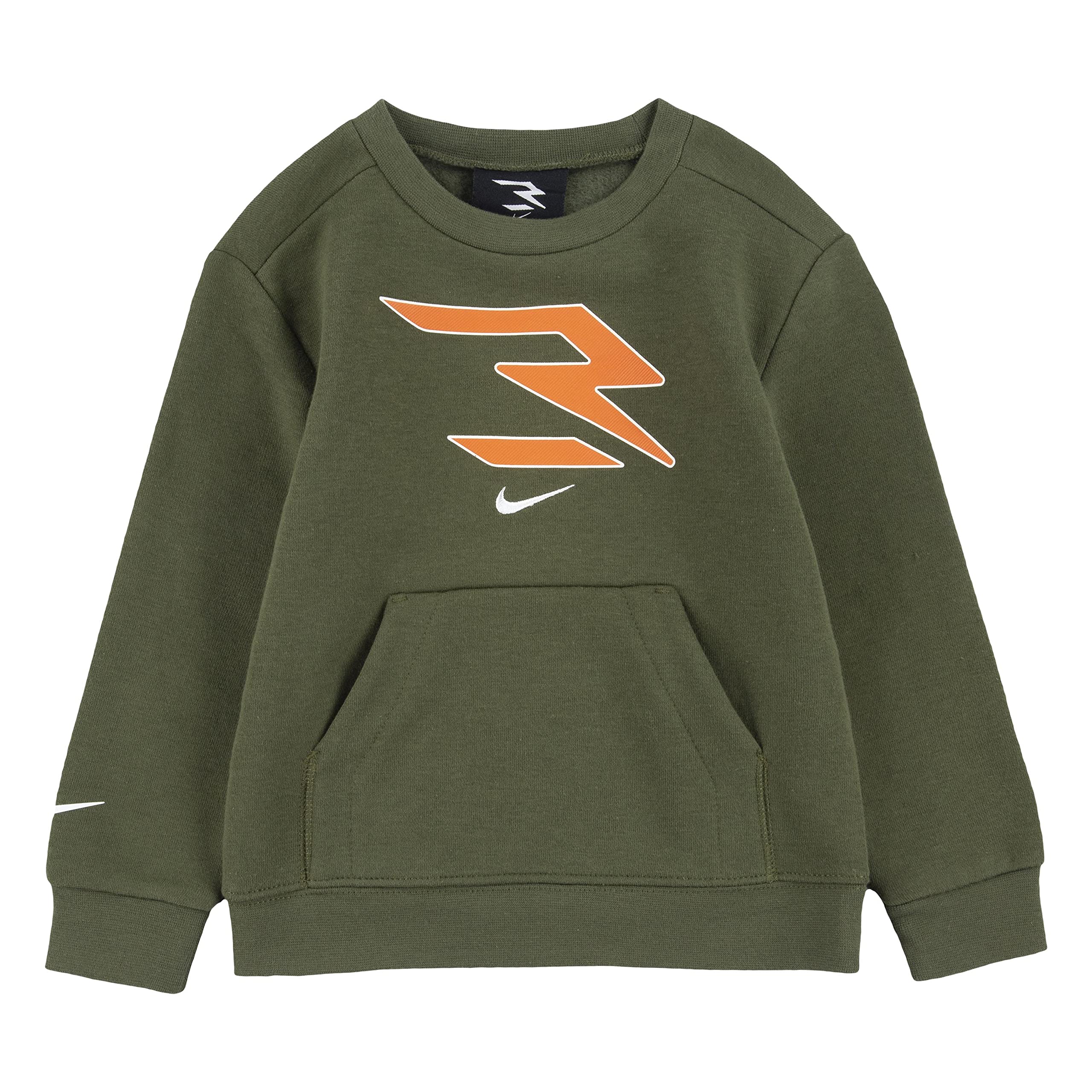 Детское Худи Nike 3BRAND Kids Icons Fleece Crew (Toddler) Nike 3BRAND Kids