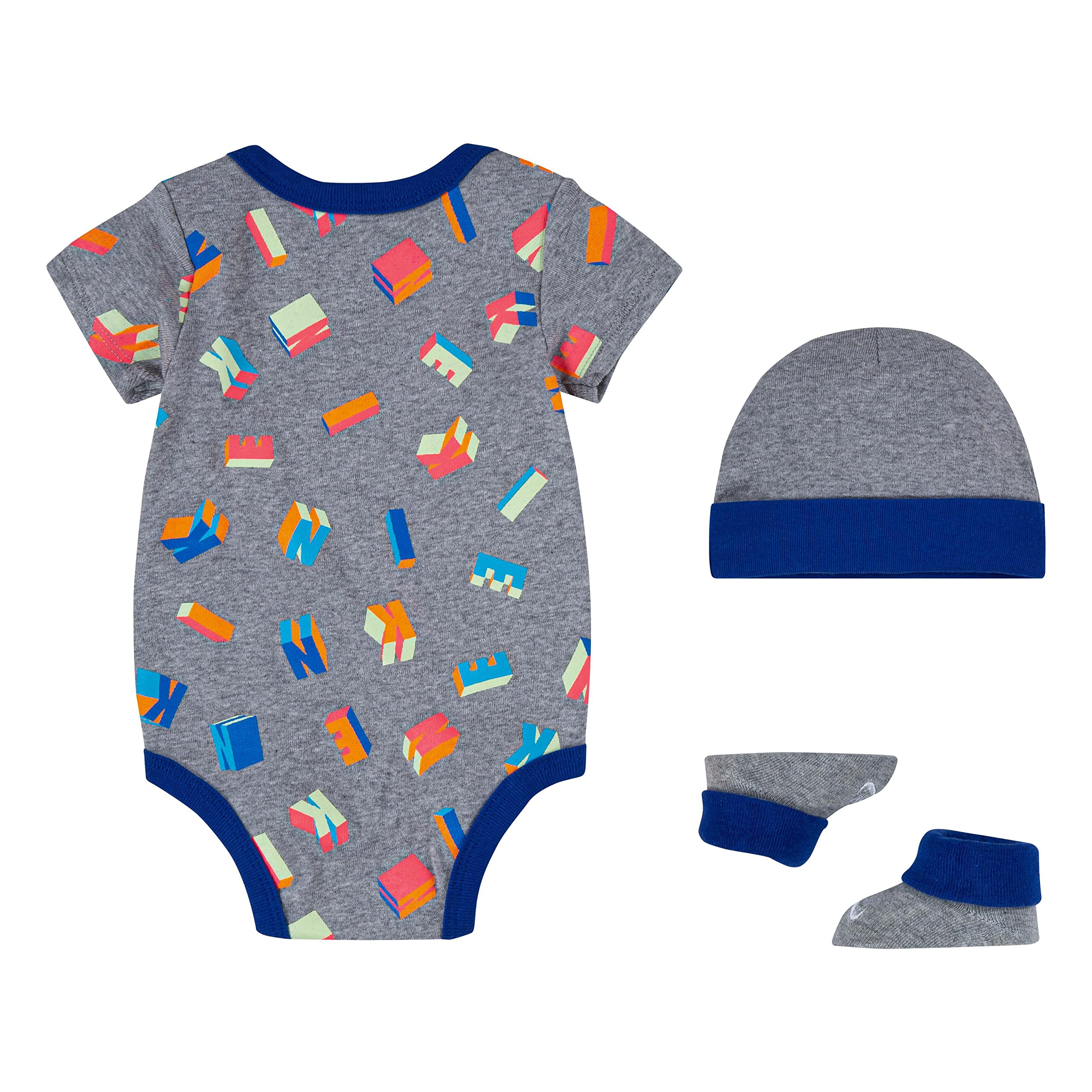 Детский комплект одежды Nike для мальчиков Hat Bodysuit Bootie Set (Infant) Nike Kids