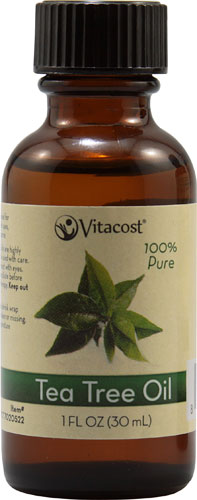 Essential Oils 100% Pure Tea Tree -- 1 fl oz (30 mL) Vitacost