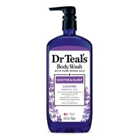 Body Wash with Pure Epsom Salt - Soothe & Sleep Lavender -- 24 fl oz Dr Teal's