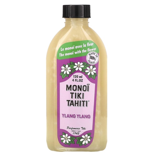 Кокосовое масло Tiki Tahiti Иланг-иланг — 4 жидких унции Monoi