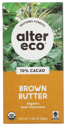 Organic Dark Chocolate Brown Butter -- 2.82 oz Alter Eco