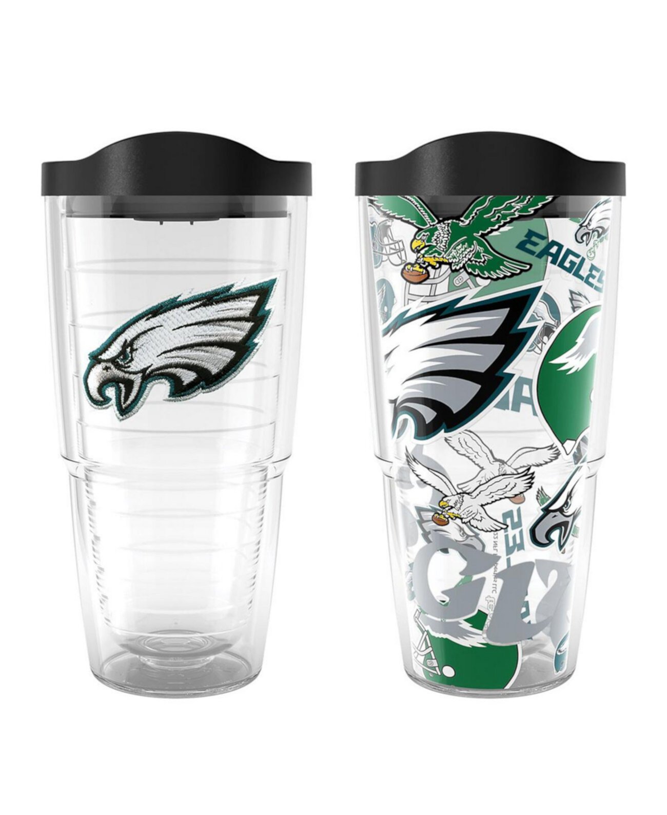 Набор из 2 стаканов Philadelphia Eagles NFL Allover & Emblem Tervis