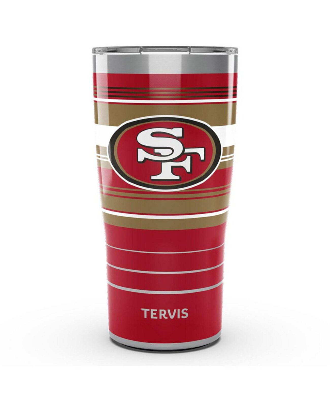 Сан-Франциско 49ers, стакан Hype Stripe, 20 унций, из нержавеющей стали Tervis