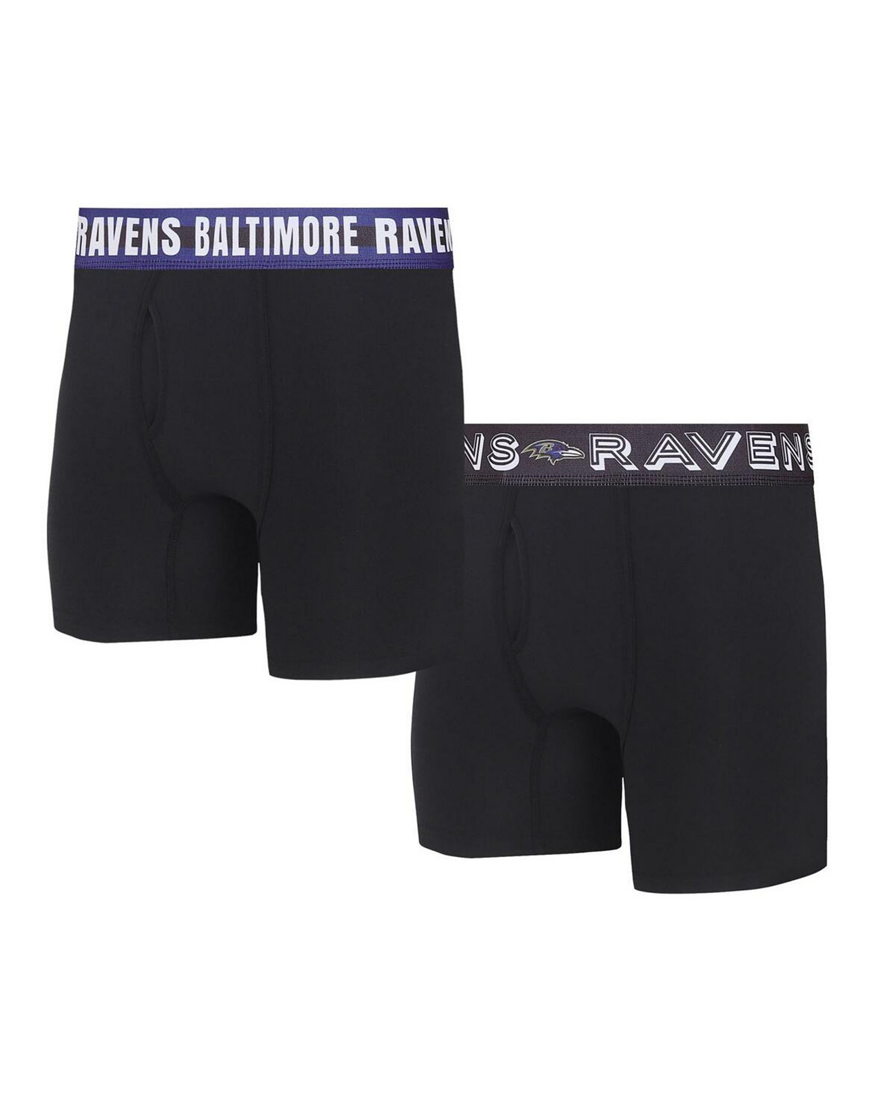Набор из двух мужских трикотажных трусов-боксеров Baltimore Ravens Gauge Concepts Sport