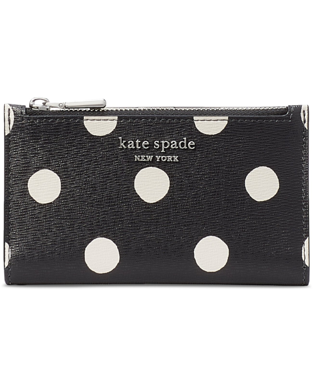 Тонкий бумажник двойного сложения Morgan Sunshine Dot из сафьяновой кожи Kate Spade New York
