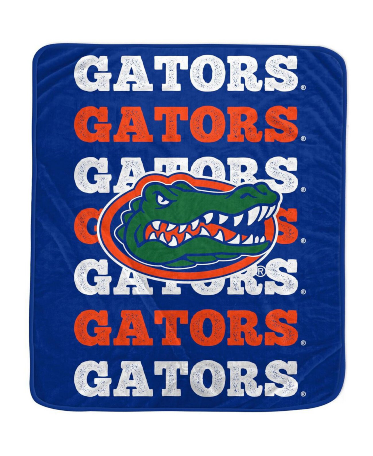 Плюшевое одеяло с логотипом Florida Gators размером 60 x 70 дюймов Pegasus Home Fashions