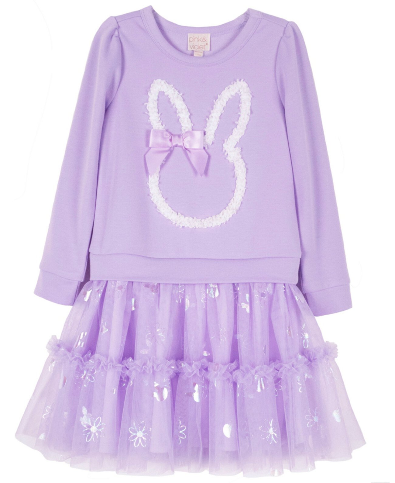Платье-пачка с заниженной талией и заниженной талией для маленьких девочек Pink & Violet