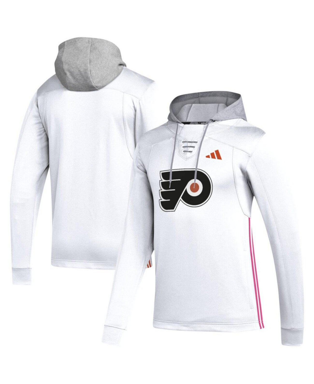 Мужской Пуловер Adidas Refresh Skate Lace AEROREADY Philadelphia Flyers Adidas