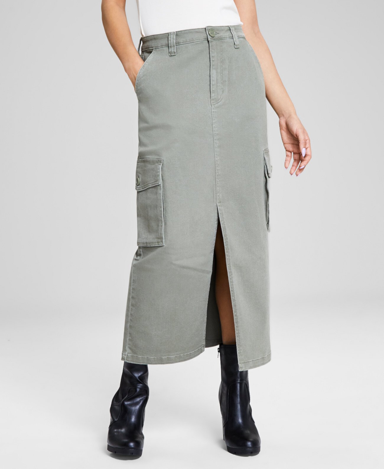 Женская длинная юбка-карго, созданная для Macy's And Now This