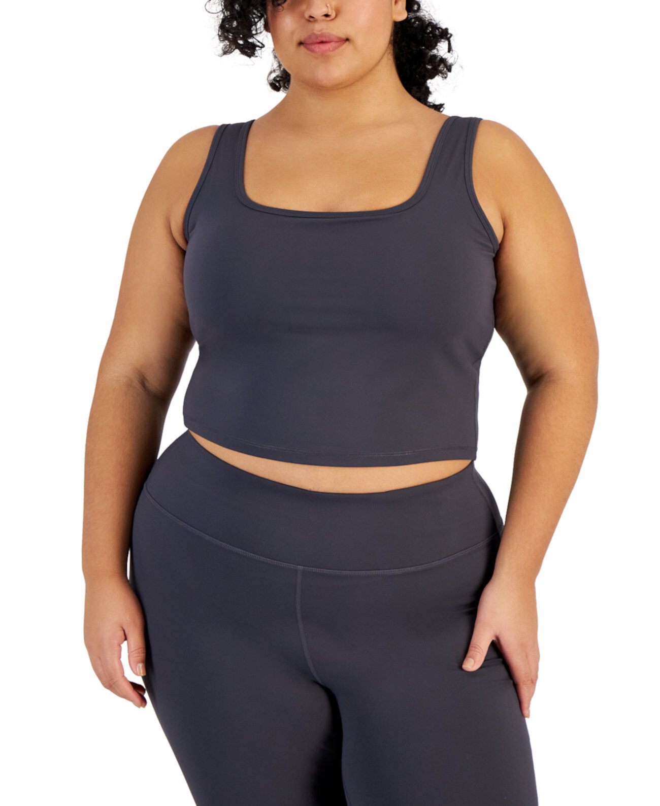 Plus Size Soft feel Tank Top, Created for Macy's ID Ideology