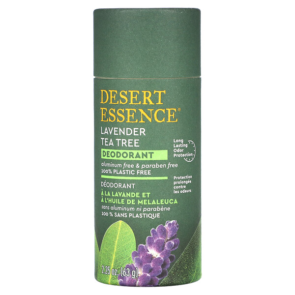 Дезодорант «Лавандовое чайное дерево», 2,25 унции (63 г) Desert Essence