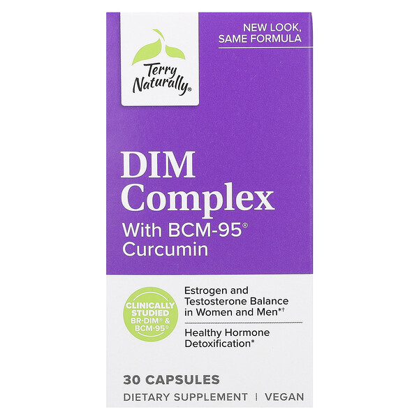 Dim Complex с куркумином BCM-95, 30 капсул Terry Naturally