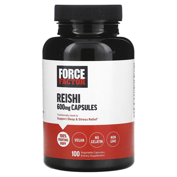Рейши, 600 мг, 100 растительных капсул Force Factor