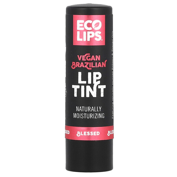 Веганский бразильский тинт для губ, Blessed, 0,15 унции (4,25 г) Eco Lips Inc.