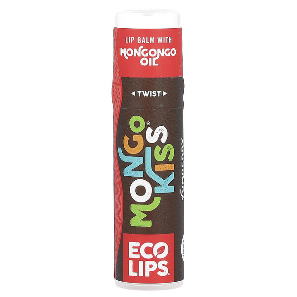 Mongo Kiss, Бальзам для губ, вкусняшка, 0,25 унции (7 г) Eco Lips Inc.