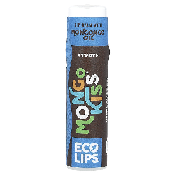 Mongo Kiss, Бальзам для губ, без вкуса, 0,25 унции (7 г) Eco Lips Inc.