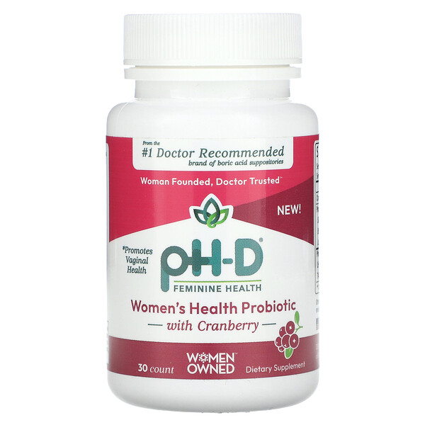 Пробиотик для женского здоровья, 30 шт. PH-D Feminine Health