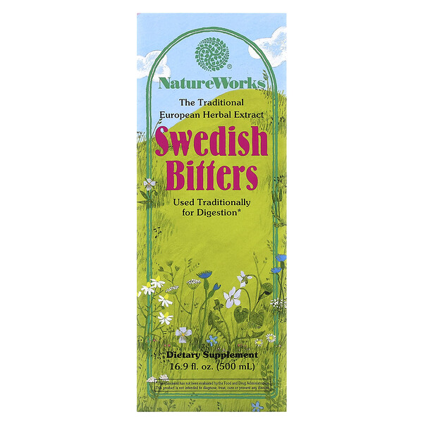 NatureWorks, Шведские биттеры, 16,9 жидких унций (500 мл) Nature's Way