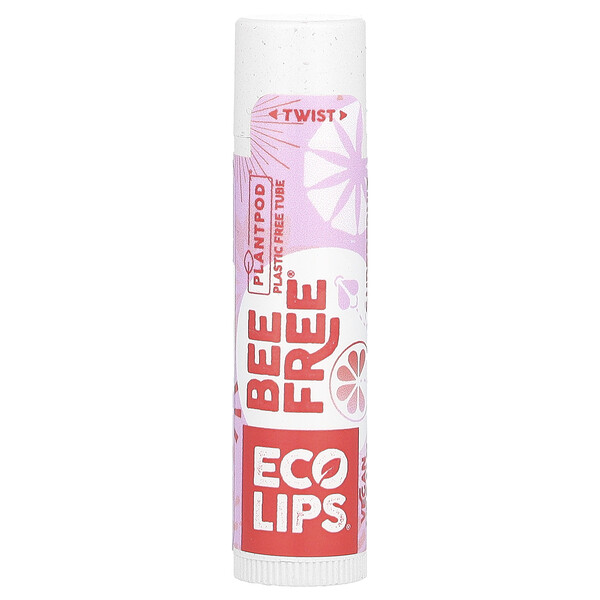 Bee Free, Веганский бальзам для губ, суперфрукты, 0,15 унции (4,25 г) Eco Lips Inc.