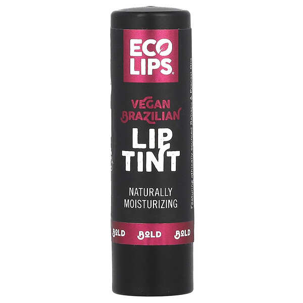 Веганский бразильский тинт для губ, жирный, 0,15 унции (4,25 г) Eco Lips Inc.