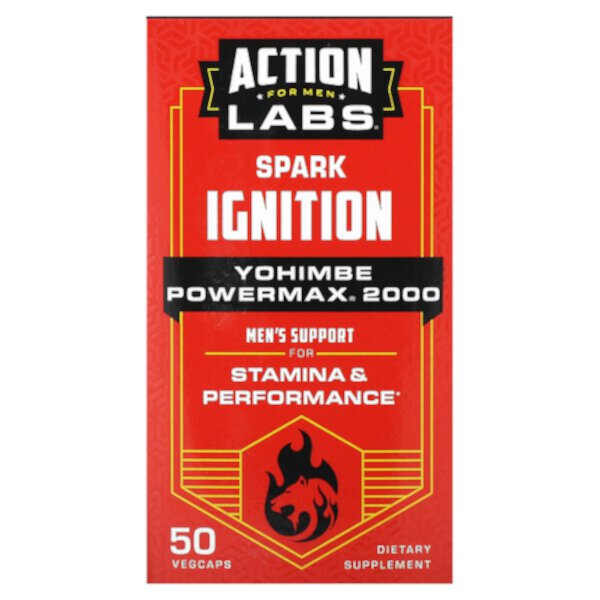 Для мужчин, Spark Ignition - 50 растительных капсул - Action Labs Action Labs