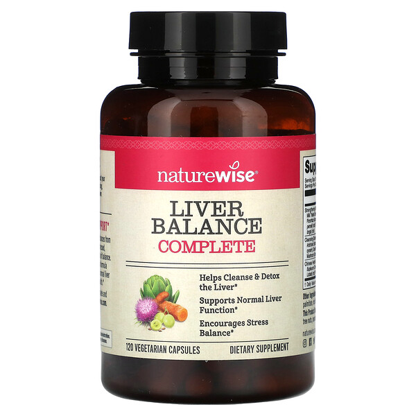 Liver Balance Complete, 120 вегетарианских капсул NatureWise