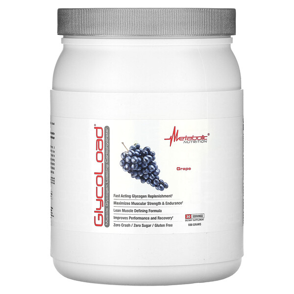 GlycoLoad, Grape, 600 g Metabolic Nutrition