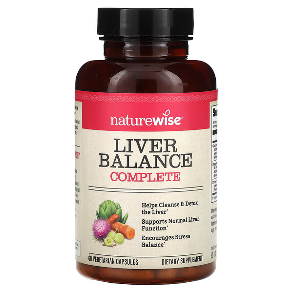 Liver Balance Complete, 60 вегетарианских капсул NatureWise