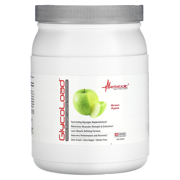 GlycoLoad, Green Apple, 600 g Metabolic Nutrition