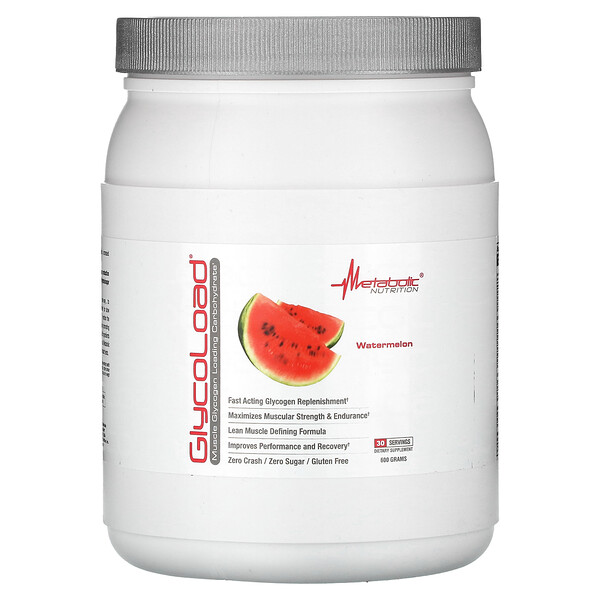 GlycoLoad, Watermelon, 600 g Metabolic Nutrition