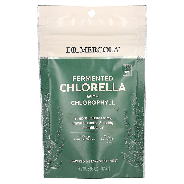 Ферментированная Хлорелла с Хлорофиллом - 112.5 г - Dr. Mercola Dr. Mercola