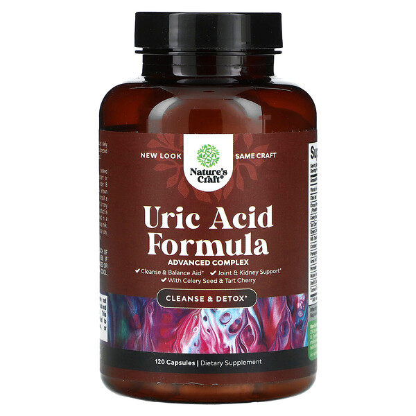 Uric Acid Formula, 120 Capsules (Капсулы) Nature's Craft