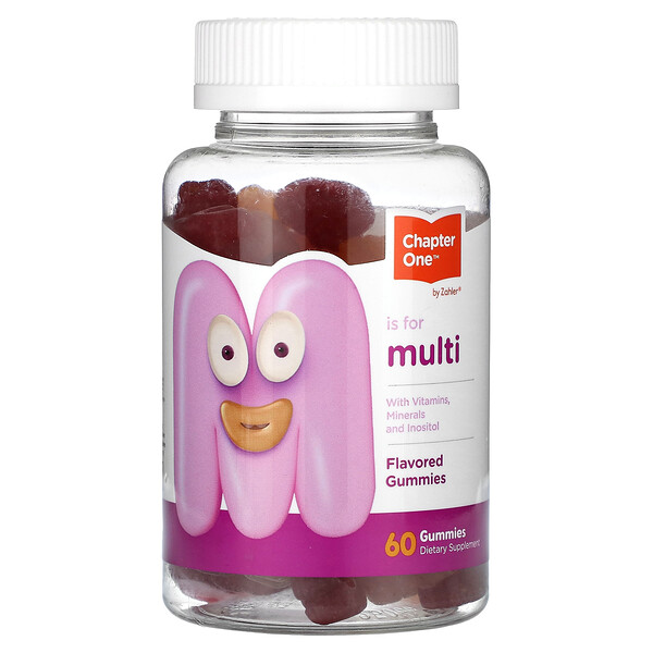 M Is For Multi, ароматизированный, 60 жевательных конфет CHAPTER ONE