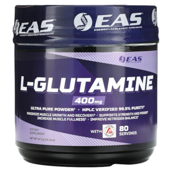 L-глутамин, 14,11 унций (400 г) EAS