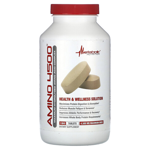 Amino 4500 - 4500 мг - 180 таблеток - Metabolic Nutrition Metabolic Nutrition