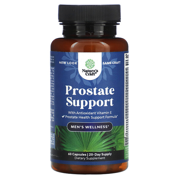 Men's Wellness, Prostate Support, 60 Capsules (Капсулы) Nature's Craft