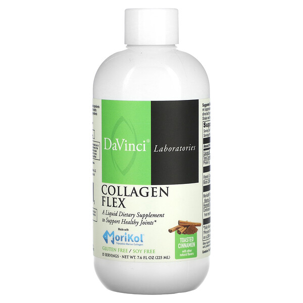 Collagen Flex, поджаренная корица, 7,6 жидких унций (225 мл) DaVinci