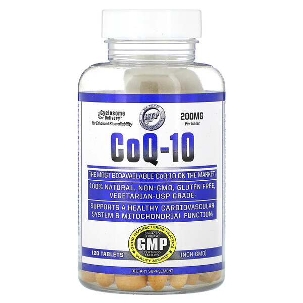 CoQ-10, 200 мг, 120 таблеток Hi Tech Pharmaceuticals