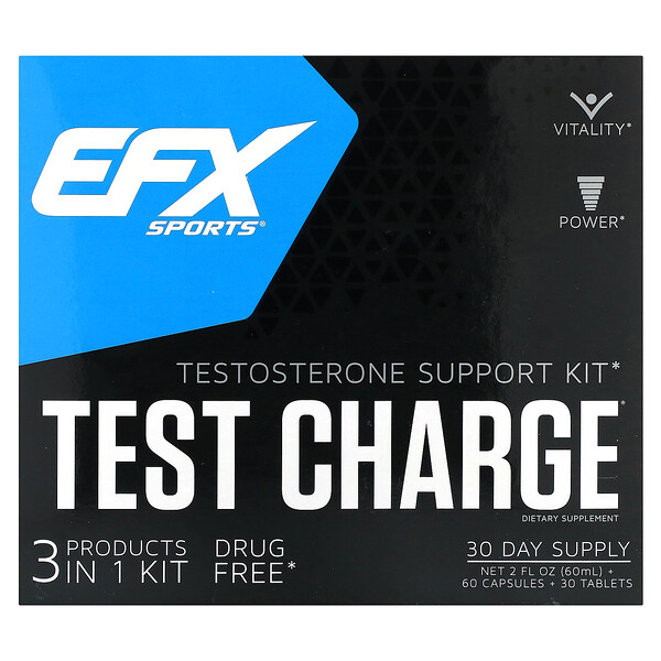 Test Charge, Набор для поддержки тестостерона, 1 комплект EFX Sports