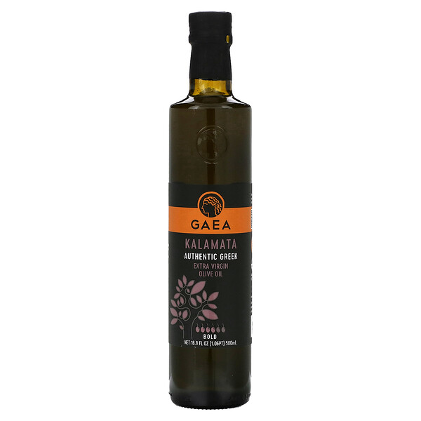 Kalamata Extra Virgin Olive Oil, Bold, 16.9 fl oz (500 ml) Gaea