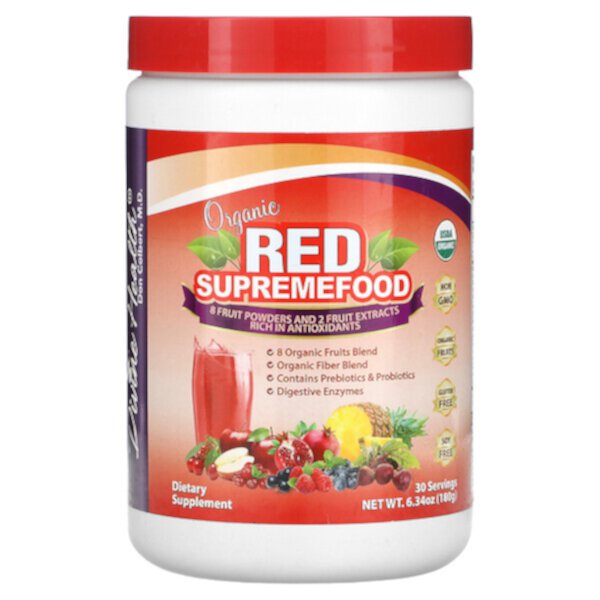 Organic Red Supremefood, Ягодная смесь, 6,34 унции (180 г) Divine Health