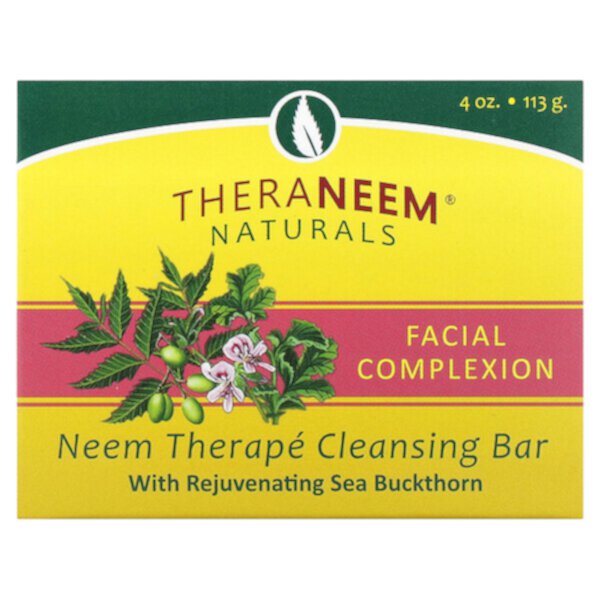TheraNeem Naturals, Neem Therapé, очищающее мыло для лица, 4 унции (113 г) Organix South